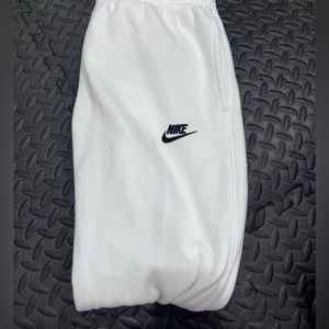 White Nike Sweatpants